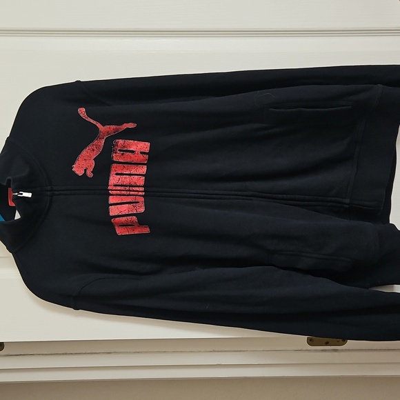 Puma Other - Puma Black Hoodie with Red Logo